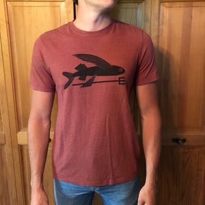 Patagonia Red T-shirt with fish logo